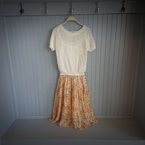 2 in 1 cami top floral dress